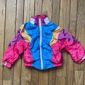 Vintage Kids Colorblock Windbreaker